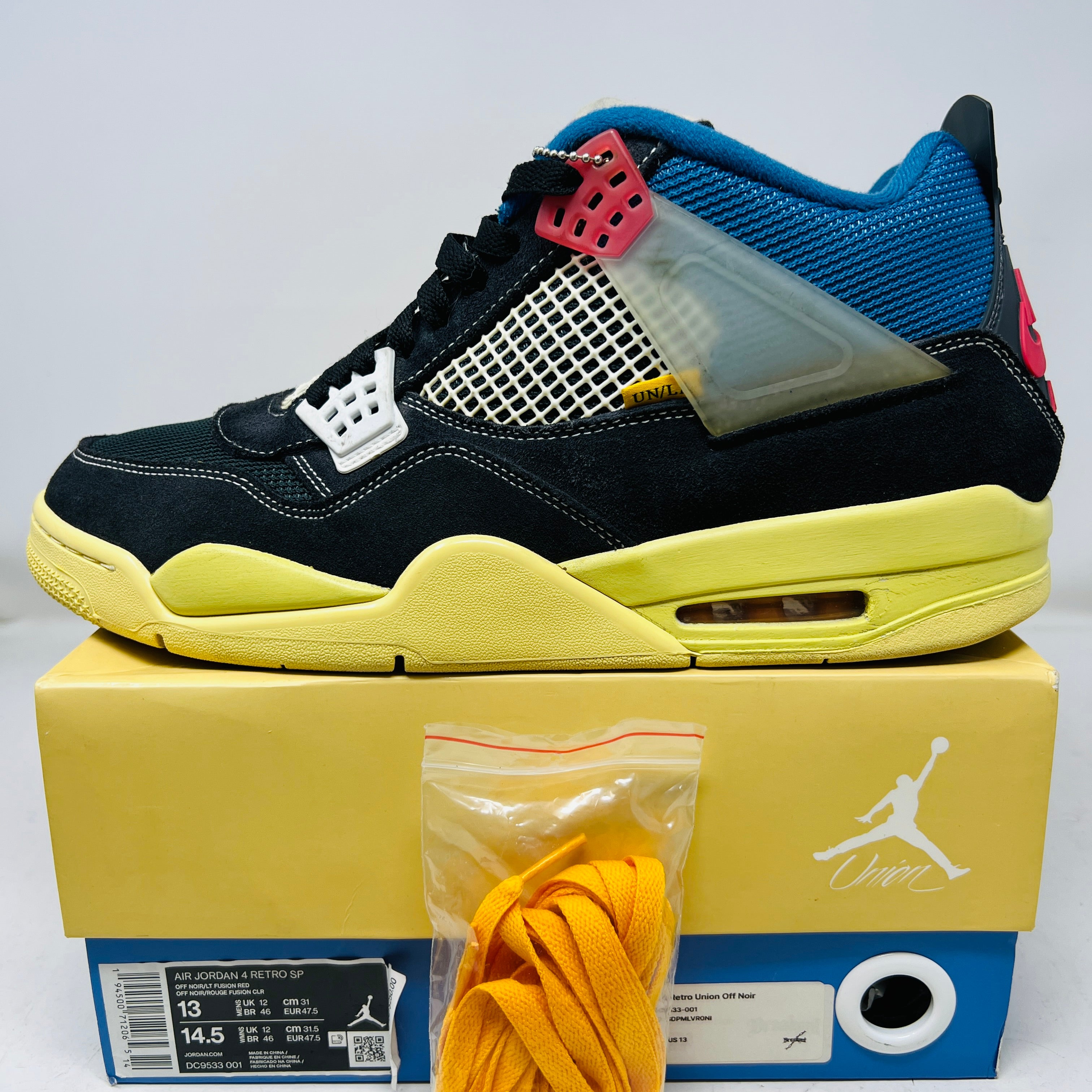 Jordan 4 Retro Union Off Noir – Holy Ground