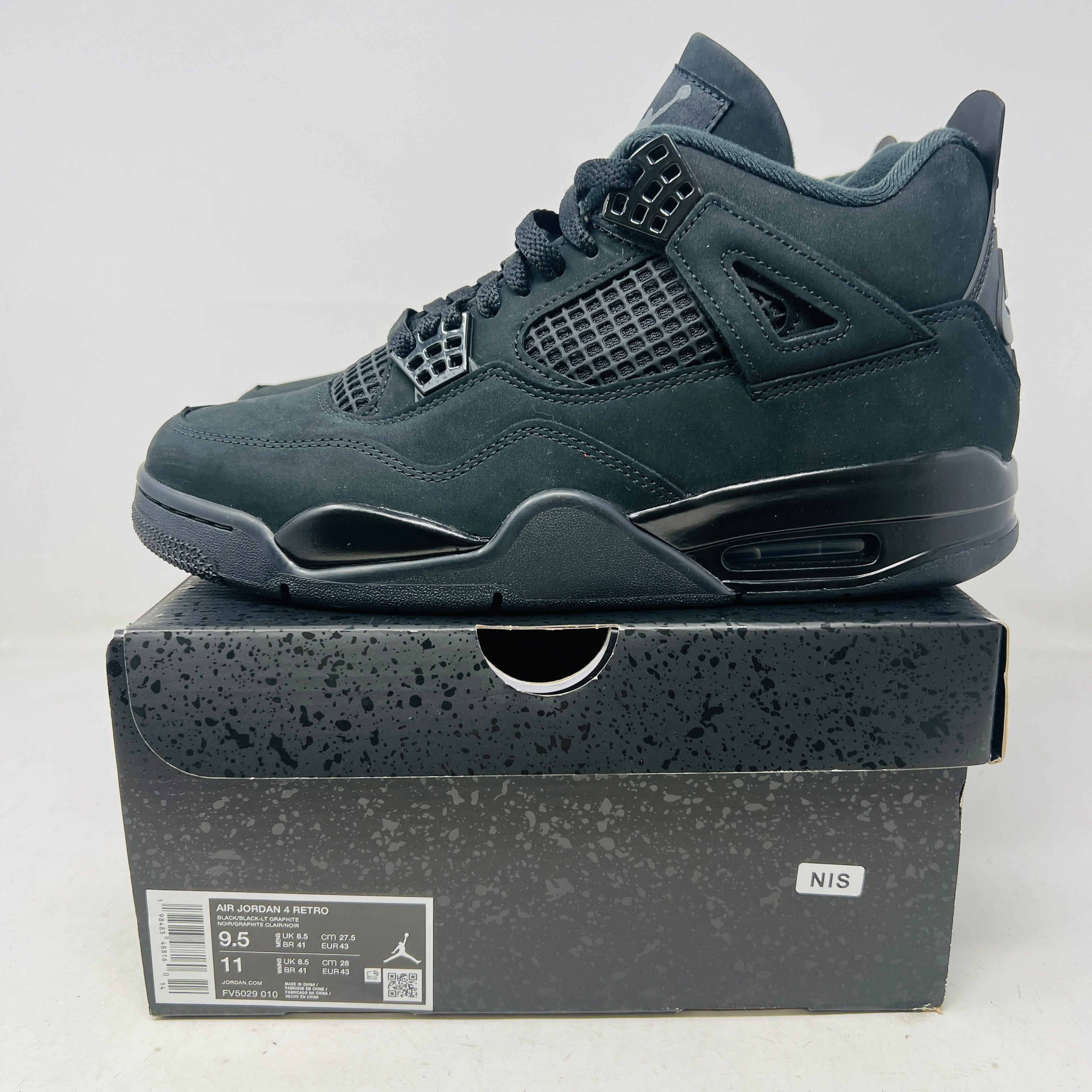 Jordan 4 Retro Black Cat (2025) – Holy Ground display picture 1