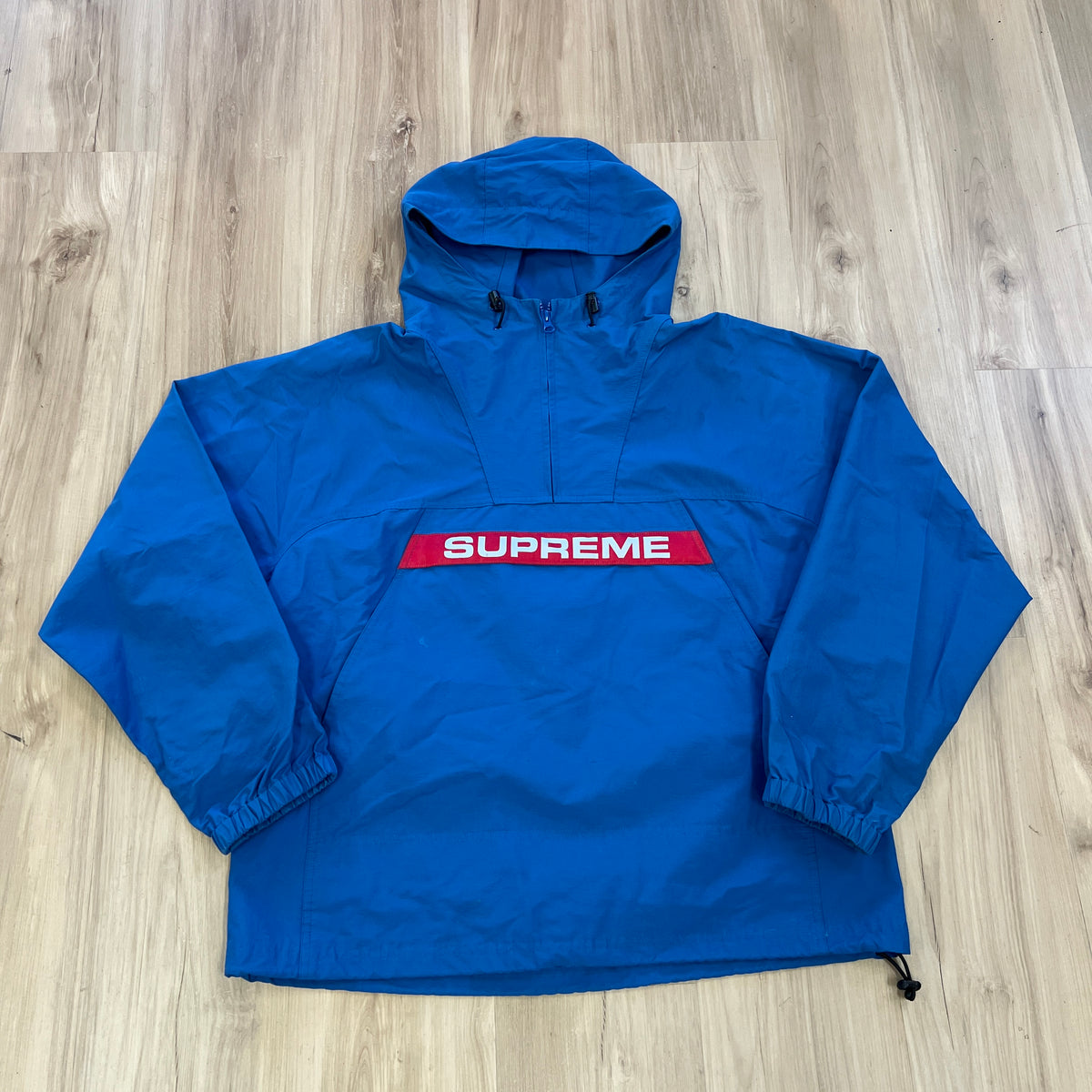 Supreme Heavy Nylon Anorak Blue