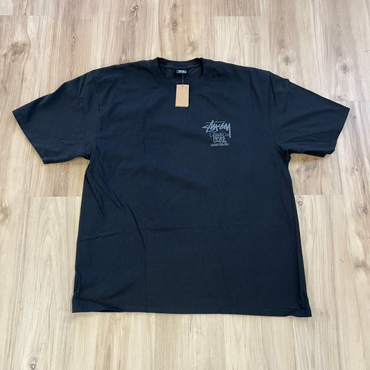 Stüssy Classic Gear Pigment Dyed Tee Black