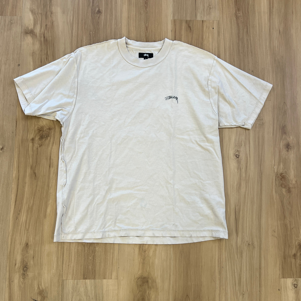 Stussy Serpent Tee Pigment Dyed Cream