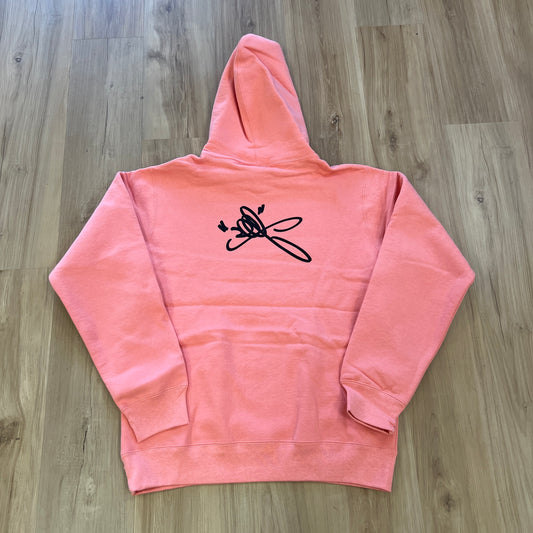 Supreme Lee Hooded Sweatshirt Coral Pink