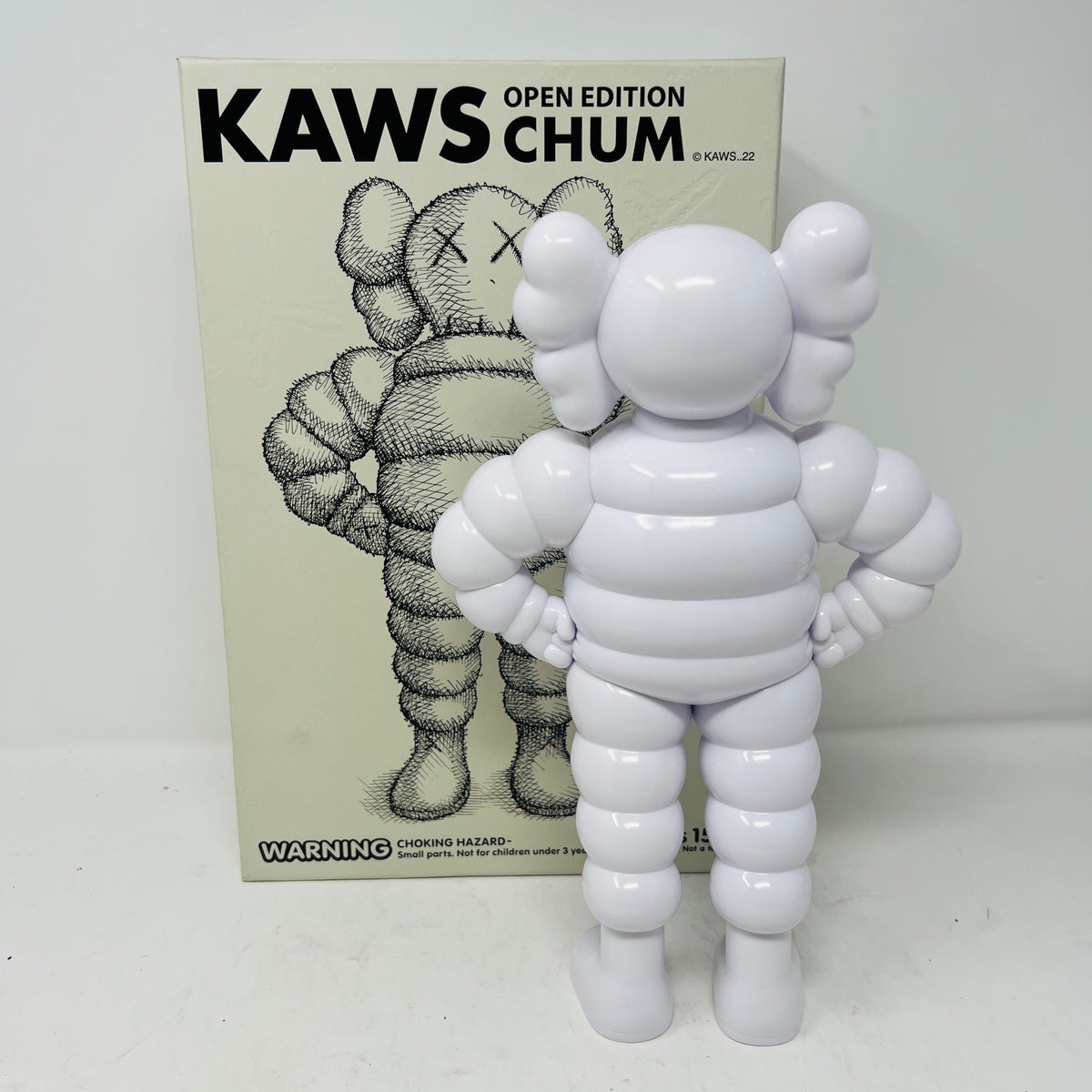 KAWS CHUM Open Edition Vinyl Figure White