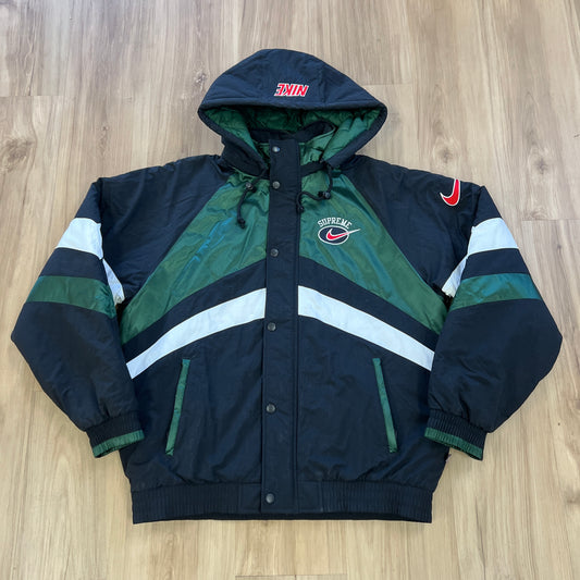 Supreme Nike Hooded Sport Jacket Green