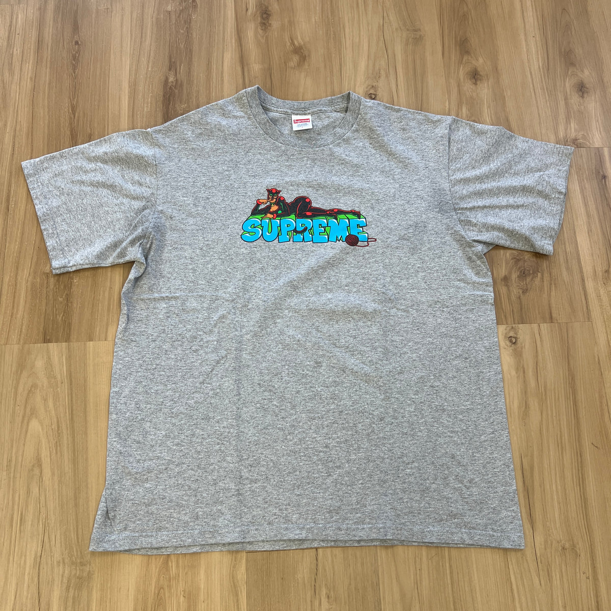 Supreme Catwoman Tee Heather Grey