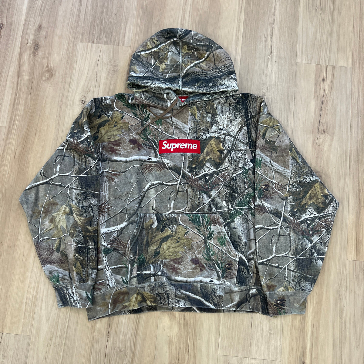 Supreme Box Logo Hooded Sweatshirt Camo