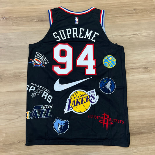 Supreme Nike/NBA Teams Authentic Jersey Black