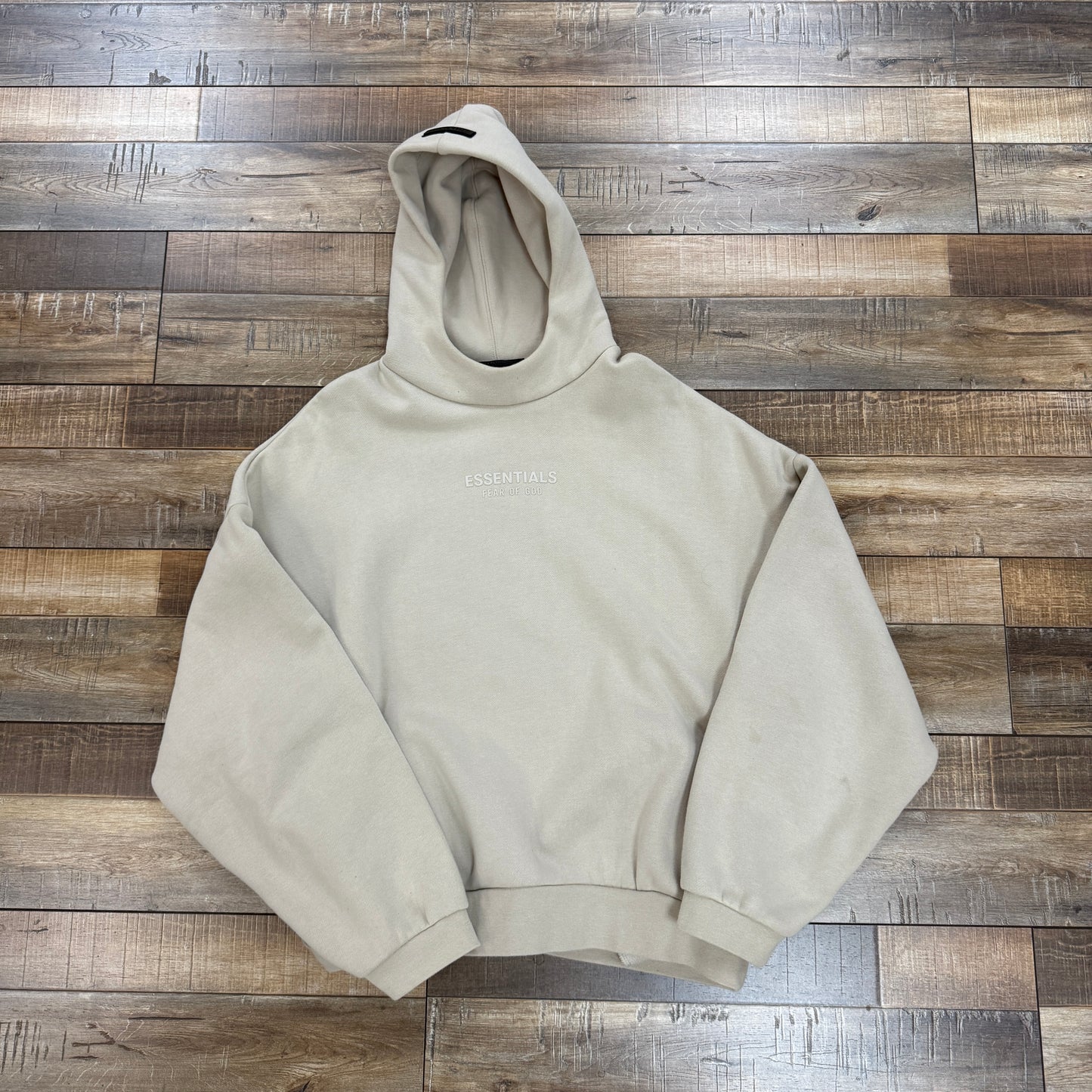 Fear of God Essentials Hoodie Beige