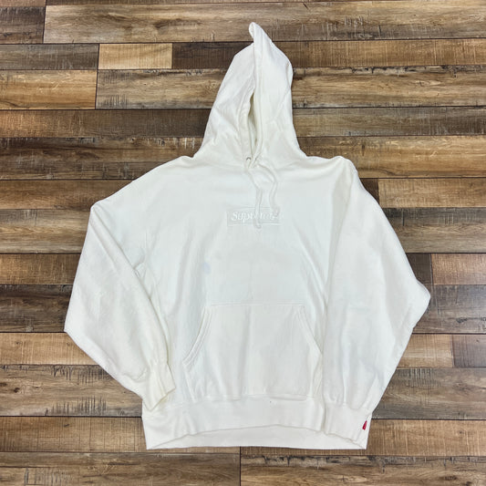 Supreme Box Logo Hooded Sweatshirt (FW23) White