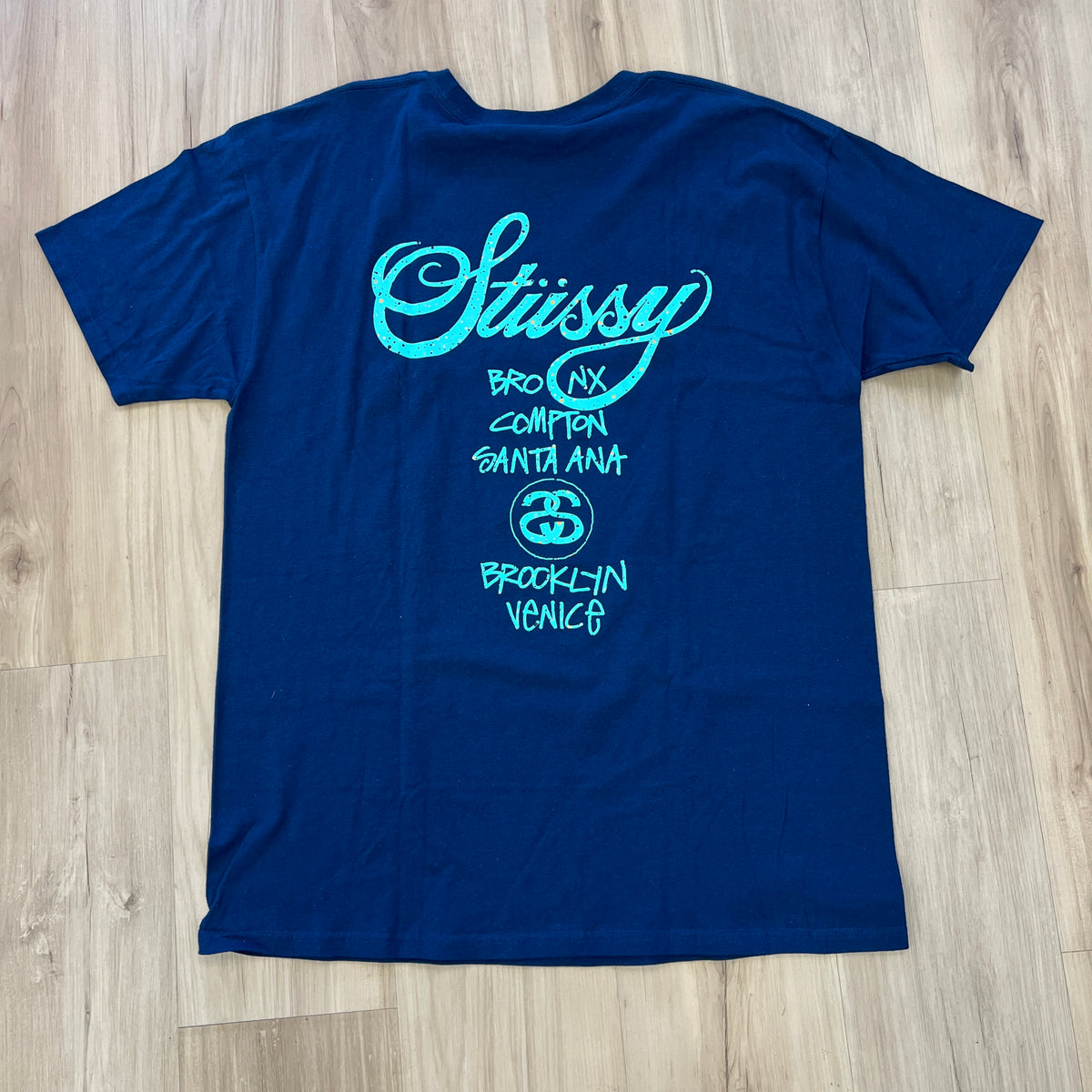 Stüssy World Tour Tee Navy