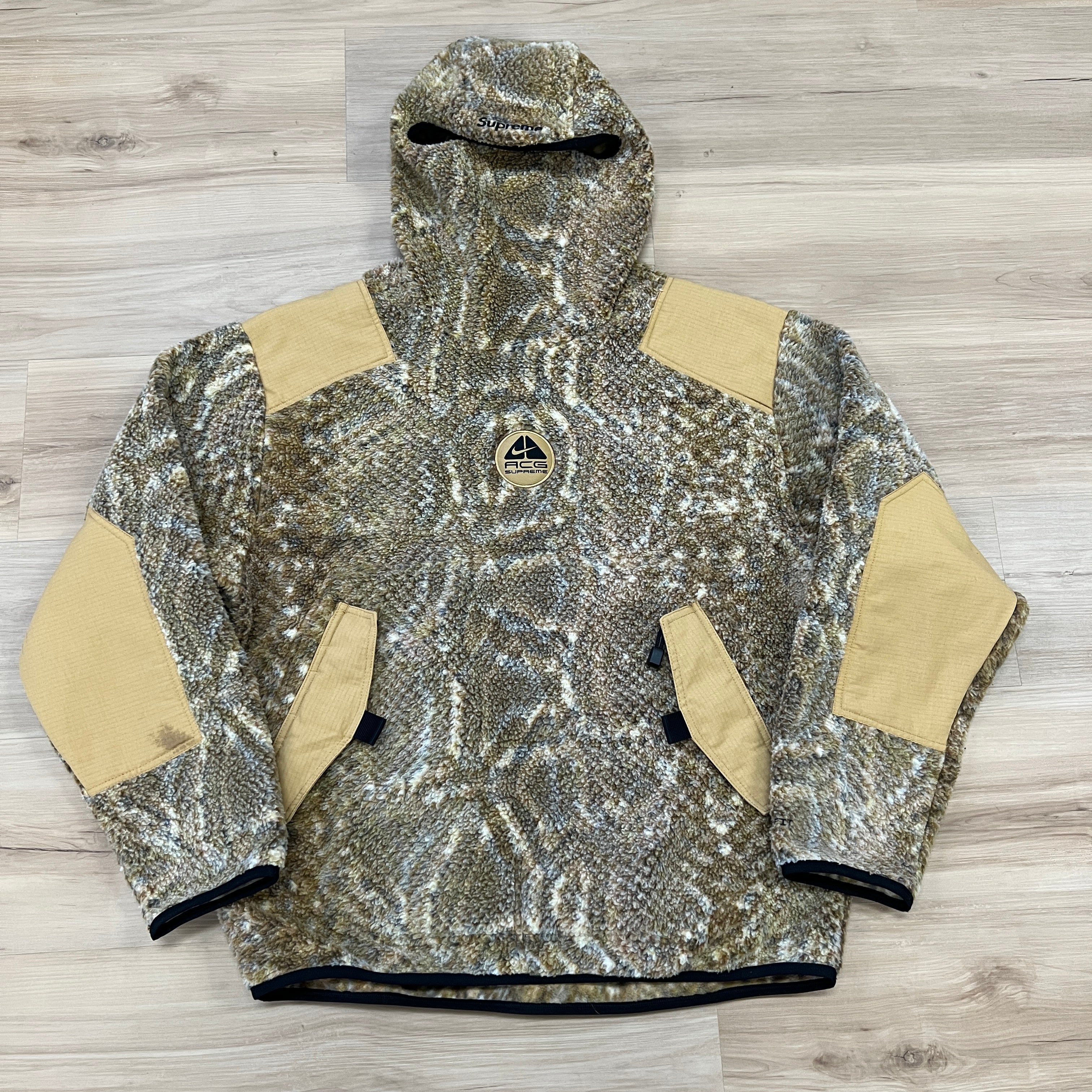 Supreme x Nike ACG Fleece Pullover 'Gold Snakeskin' – Holy Ground