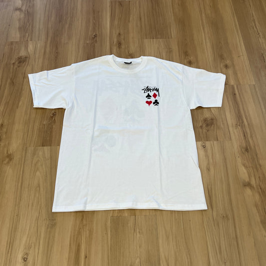 Stussy Full Deck 2 Tee White