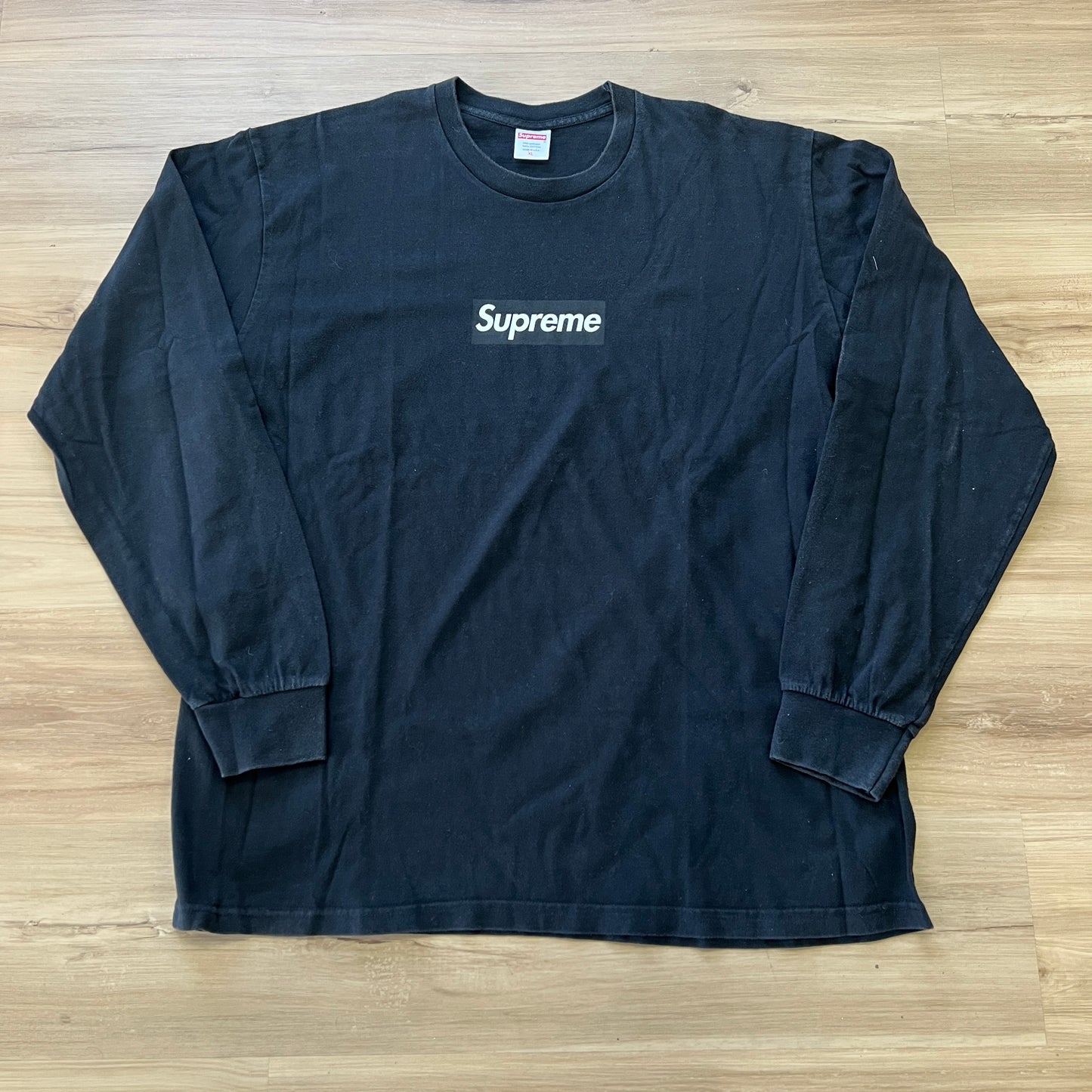 Supreme Box Logo L/S Tee Black