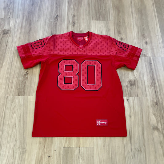 Supreme Monogram Football Jersey Red