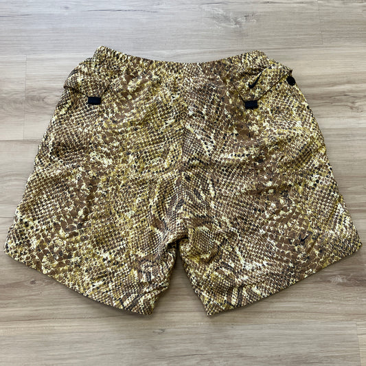 Supreme Nike ACG Nylon Trail Short Gold Snakeskin