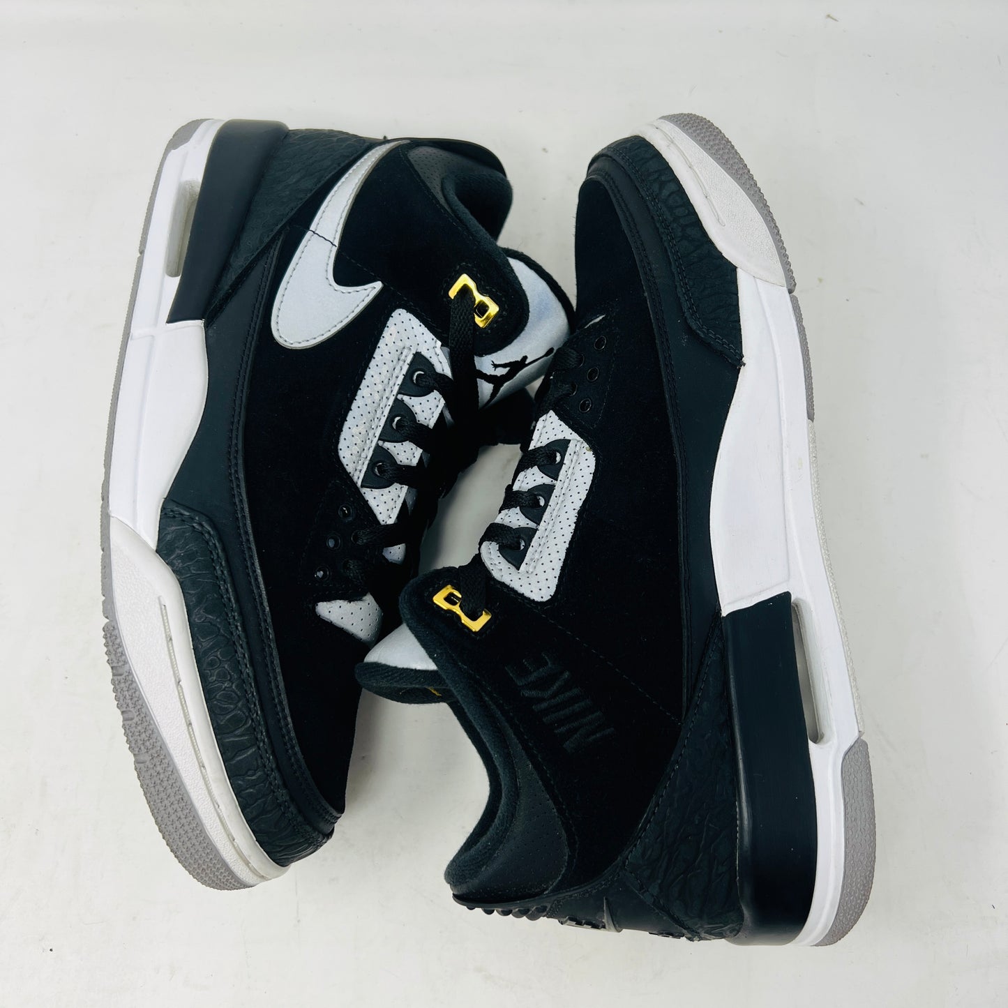 Jordan 3 Retro Tinker Black Cement Gold