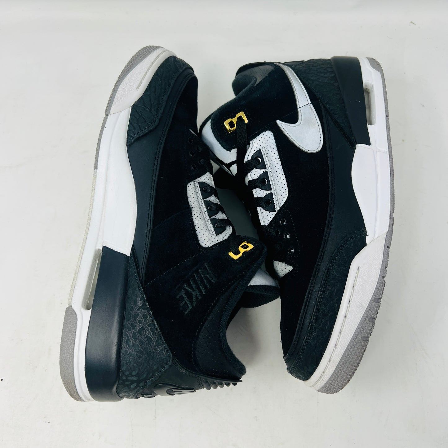 Jordan 3 Retro Tinker Black Cement Gold