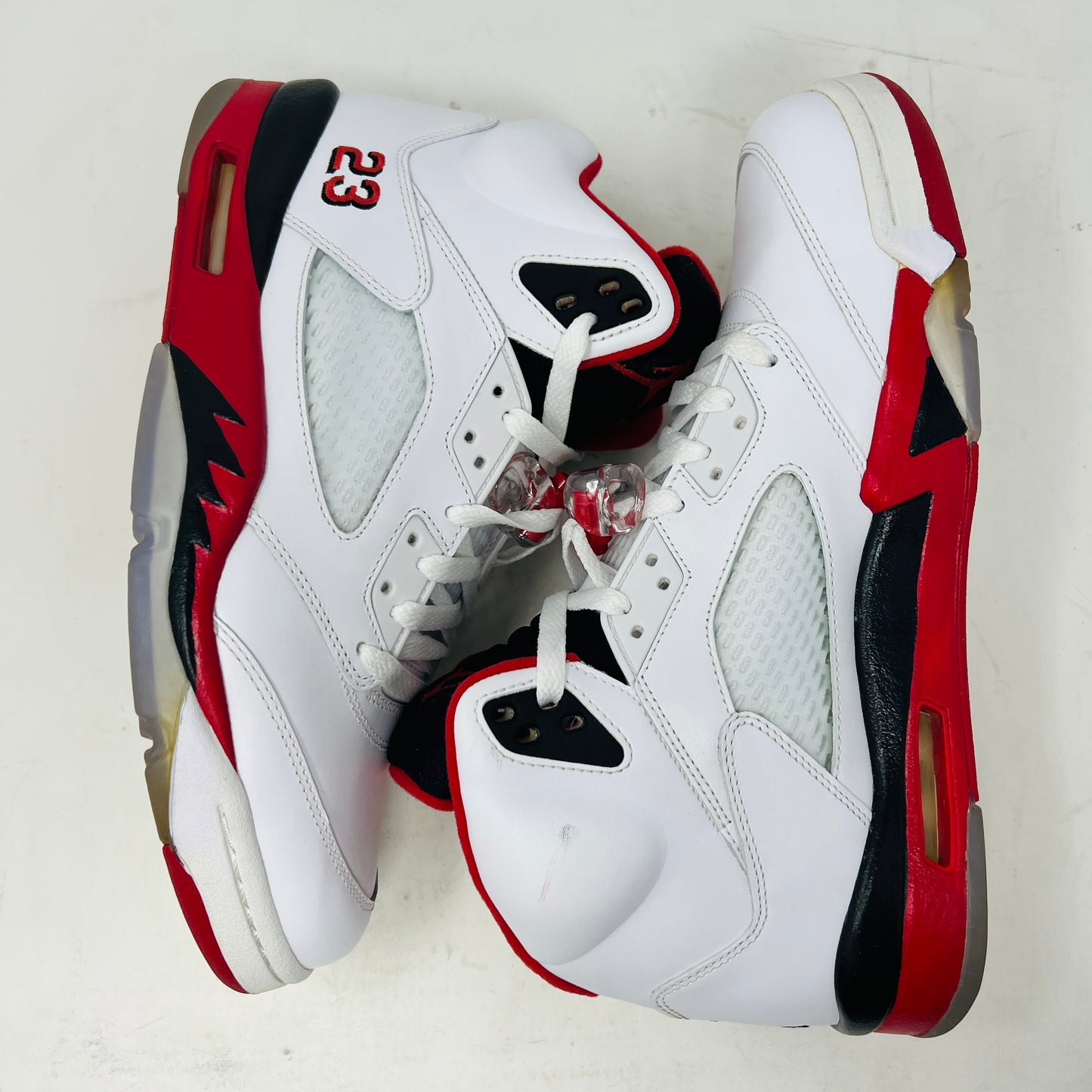 Jordan 5 Retro Fire Red Black Tongue (2013)