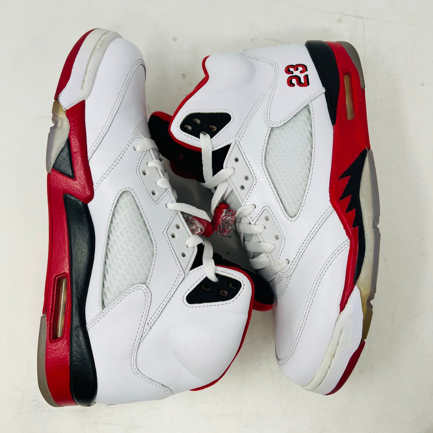 Jordan 5 Retro Fire Red Black Tongue (2013)