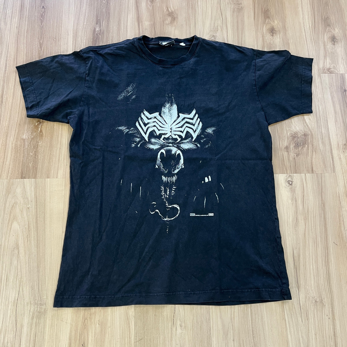 Kith Marvel Spider-Man Venom Vintage Tee Black