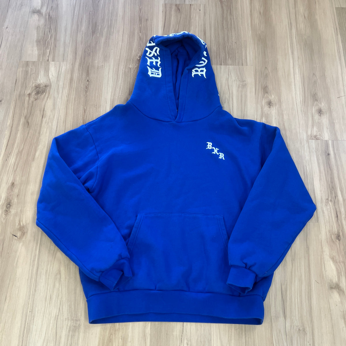 Born X Raised Blue "BXR" Hoodie