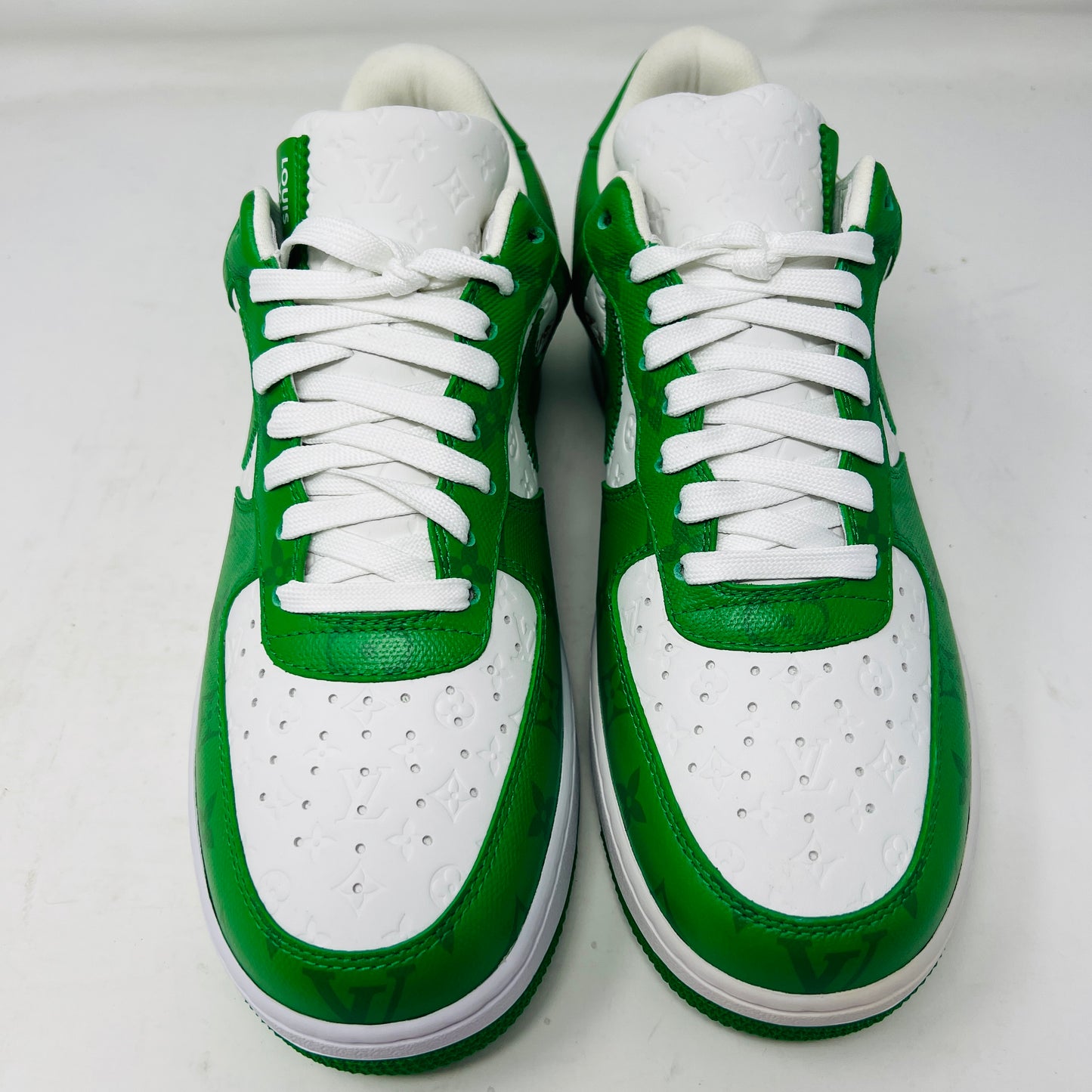 Louis Vuitton Nike Air Force 1 Low By Virgil Abloh White Green