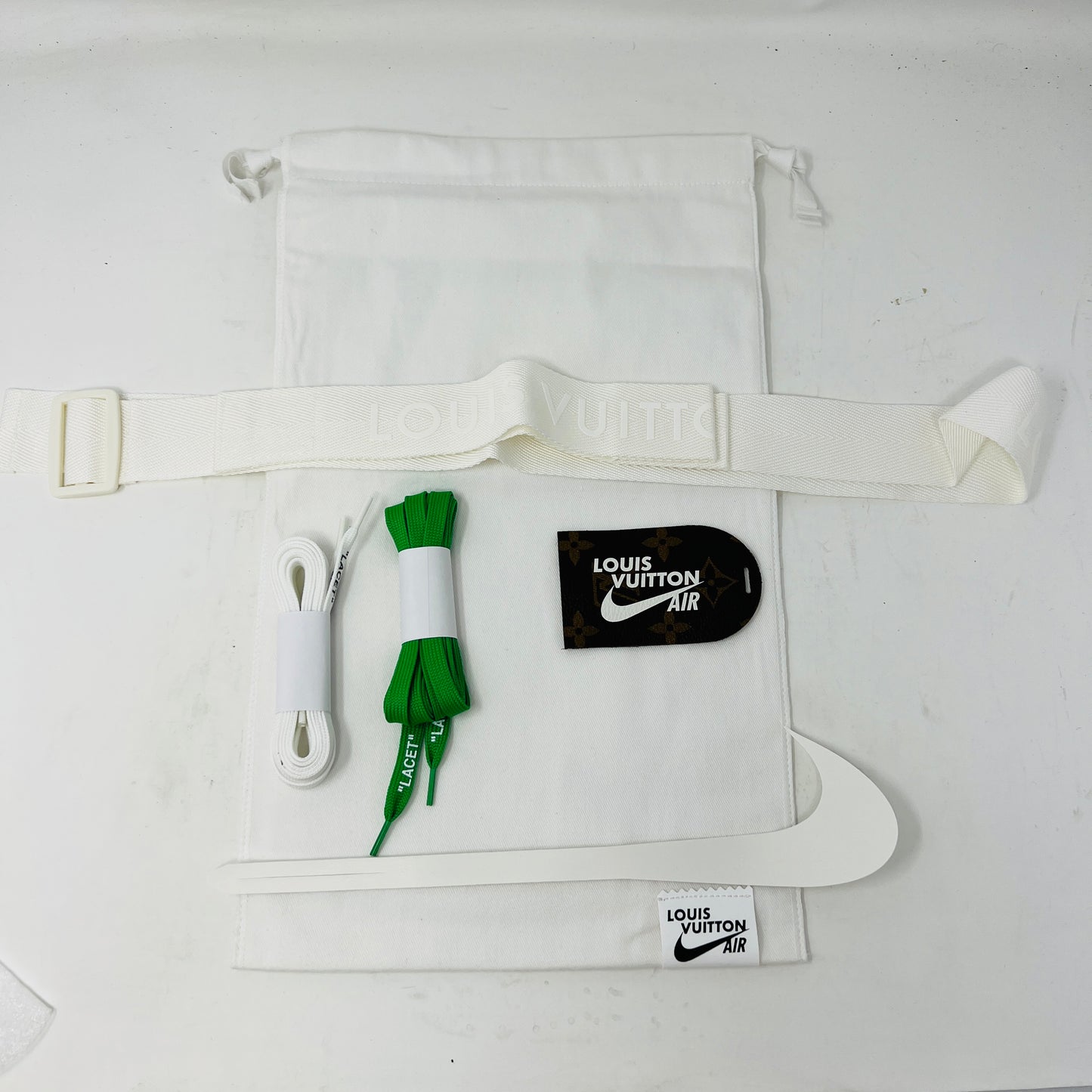 Louis Vuitton Nike Air Force 1 Low By Virgil Abloh White Green