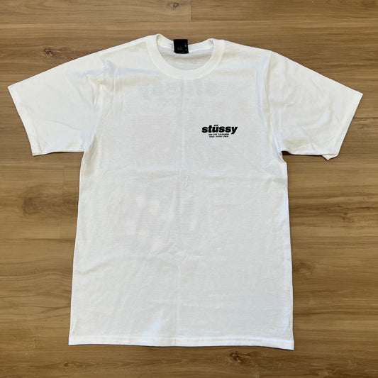 Stussy Rollers Tee White