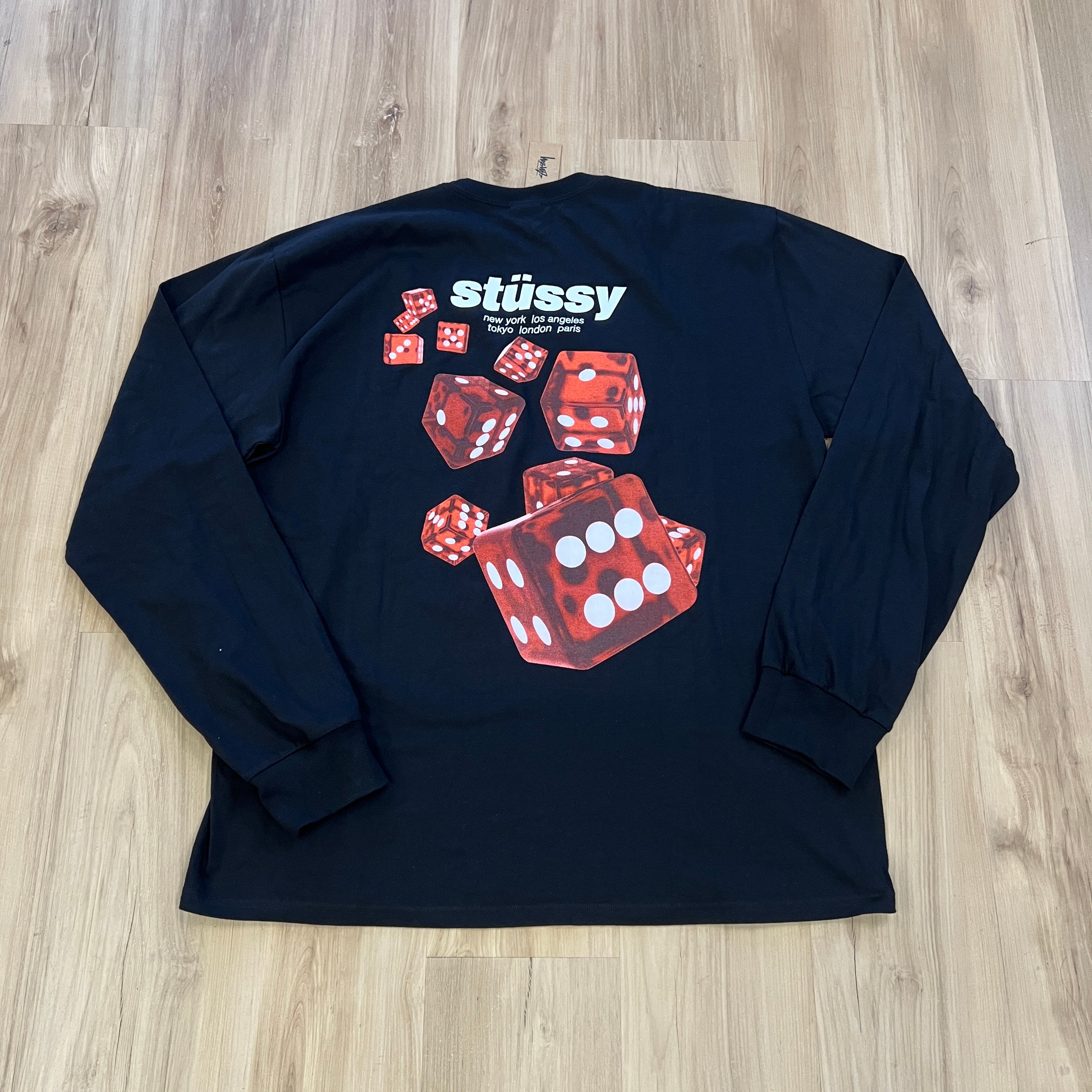 Stussy Rollers Long-Sleeve Tee Black – Holy Ground