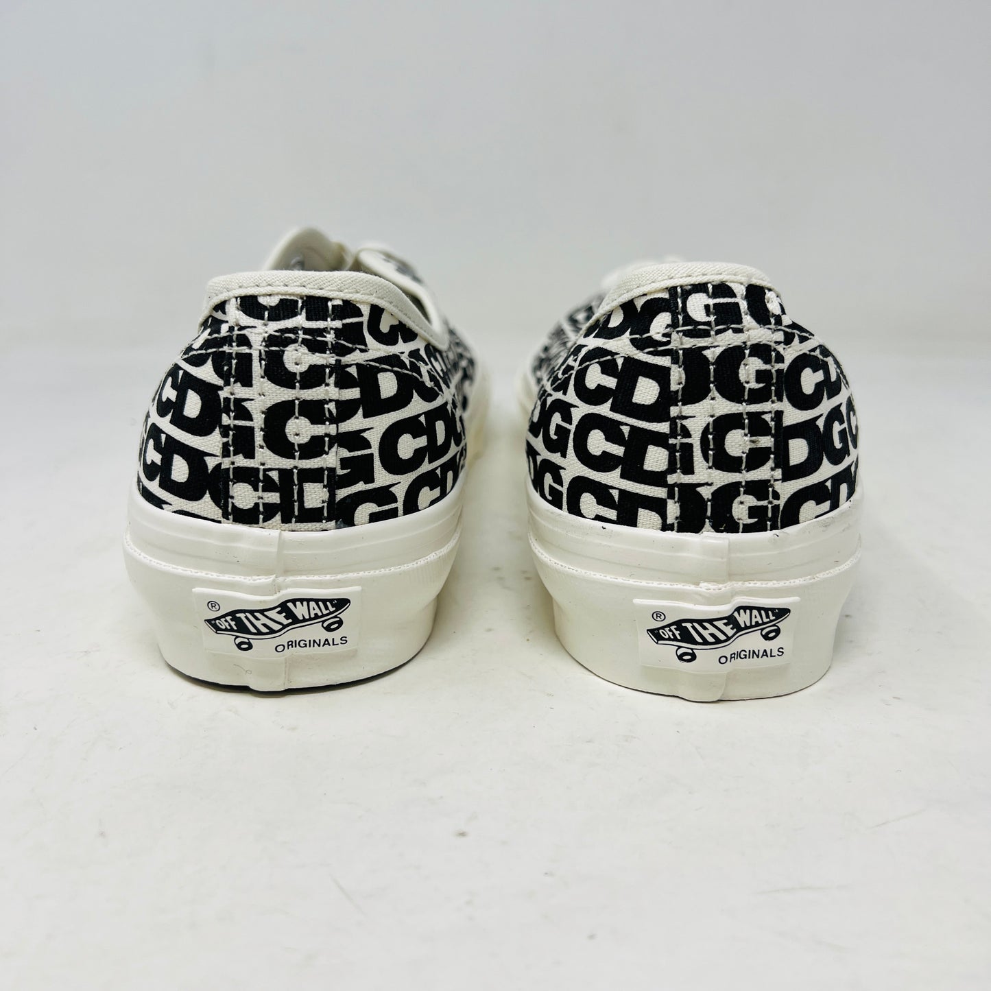 Vans Authentic Comme des Garcons Black Heel Tab (Curved Rubber)