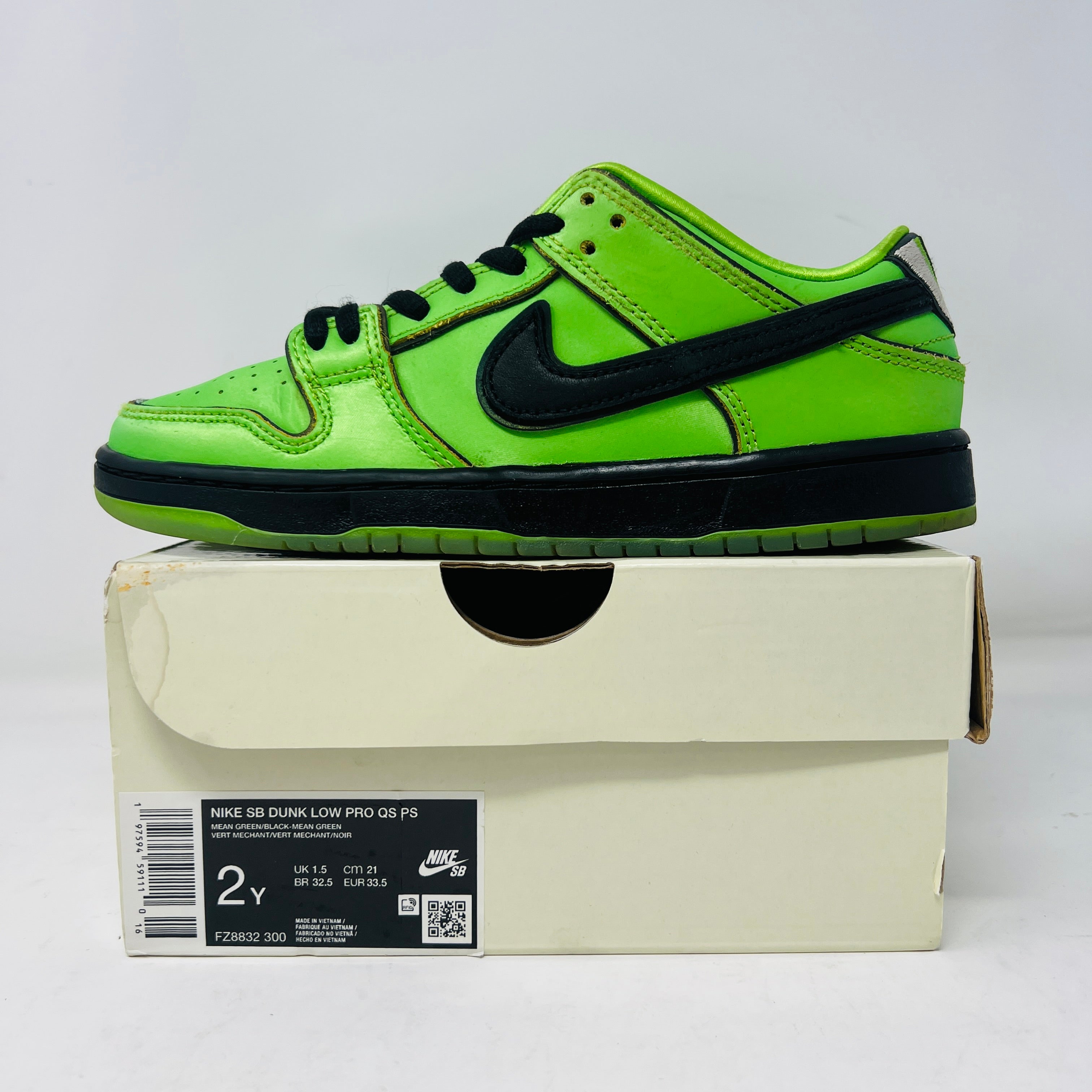 Nike SB Dunk Low The Powerpuff Girls Buttercup (PS) – Holy Ground
