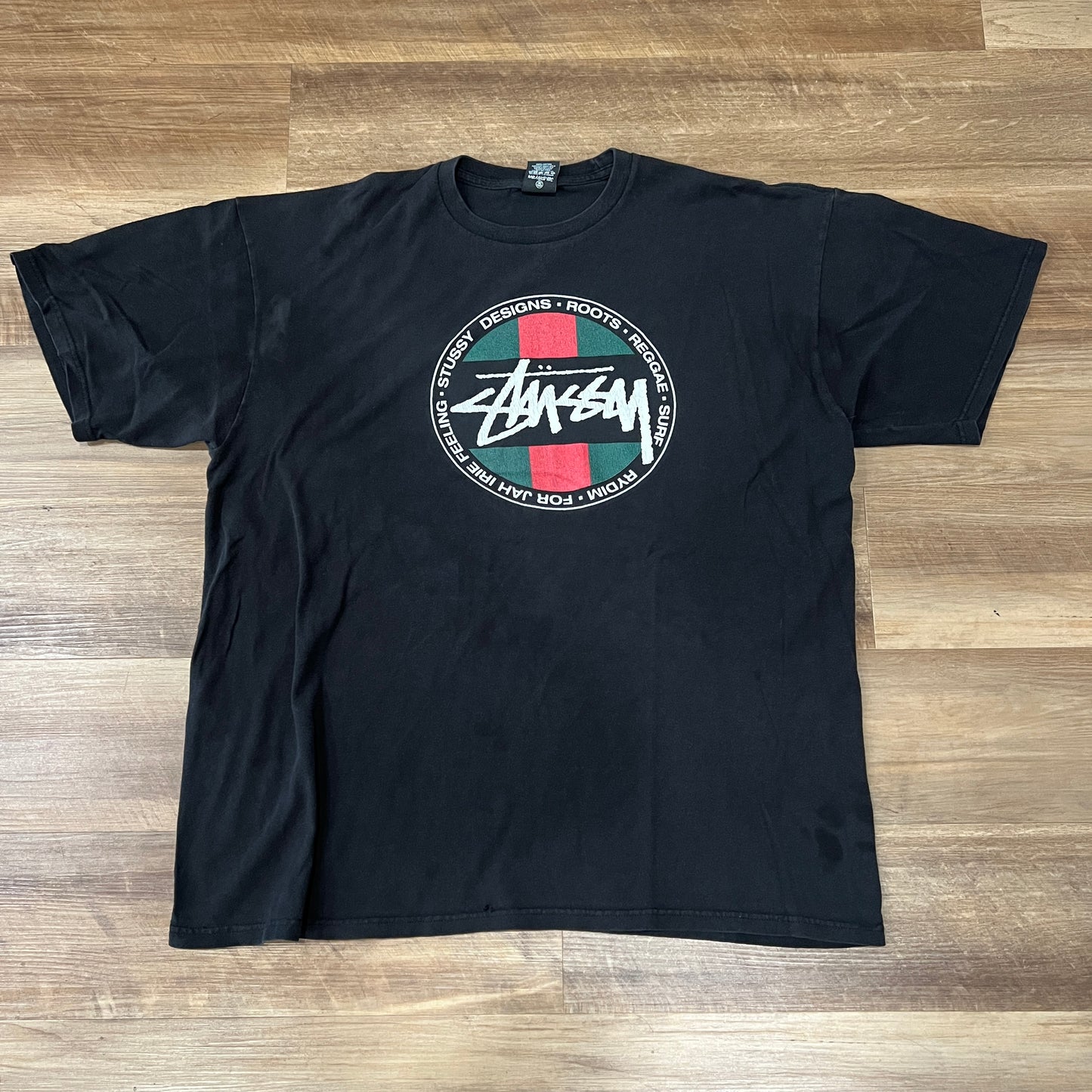 Stussy SS Stripe Dot T-shirt Black