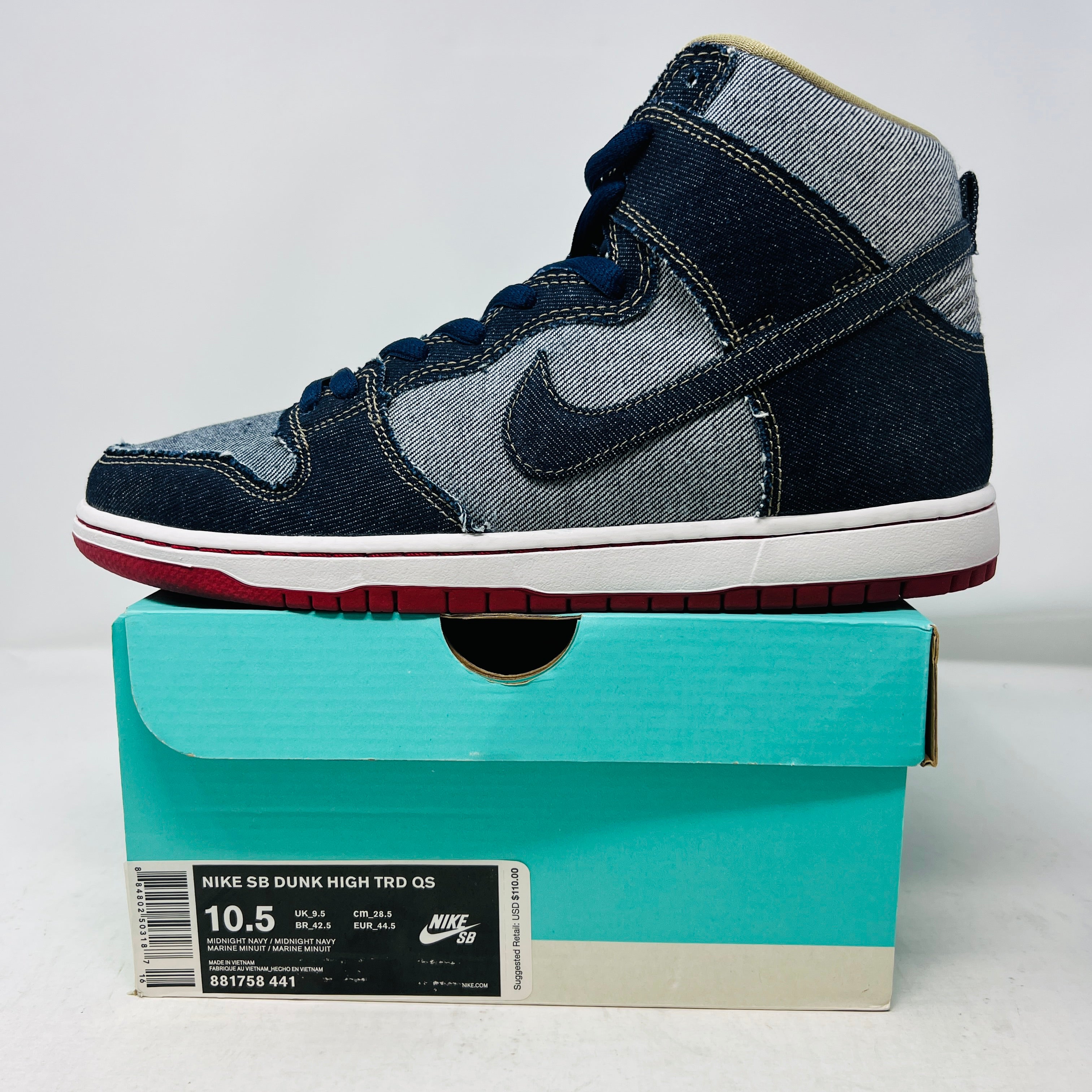 靴 Nike SB Dunk High Reese Forbes Denim Nike SB Dunk High Reese Forbes Denim – Holy Ground