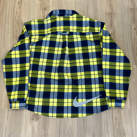 Nike SB x Eric Koston Skate Flannel Midnight Navy/Speed Yellow