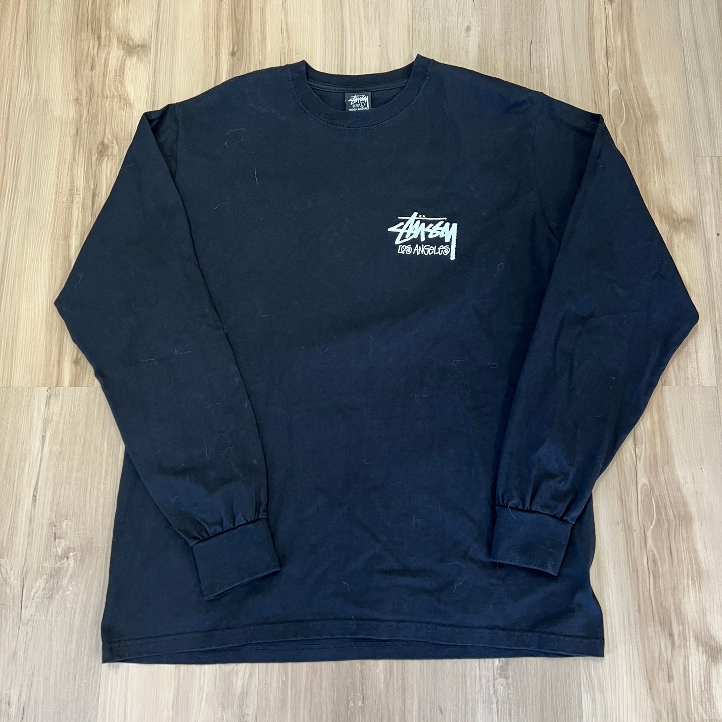 Stüssy "Stock Los Angeles" L/S tee Black