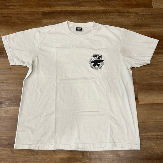 Stussy Beach Roots Pigment Dyed Tee Natural