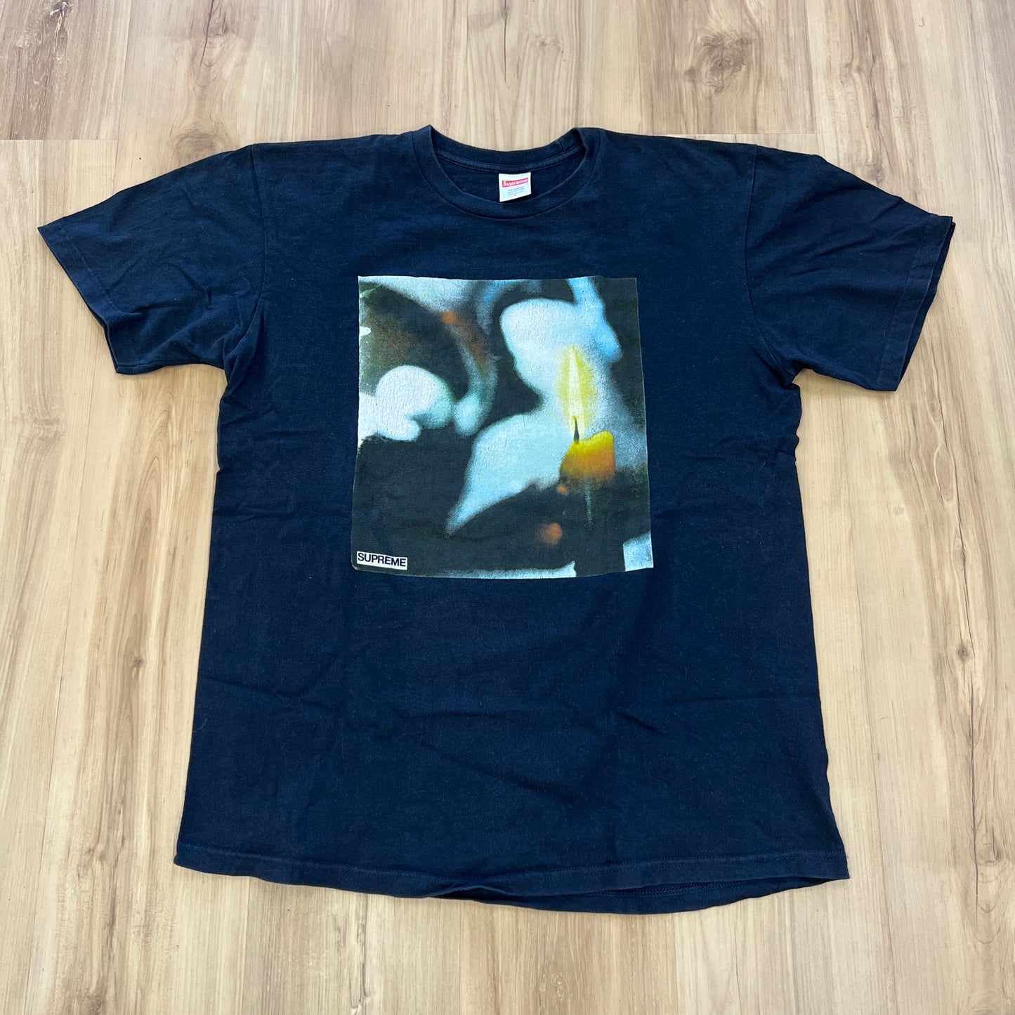 Supreme Candle T-Shirt 'NAVY