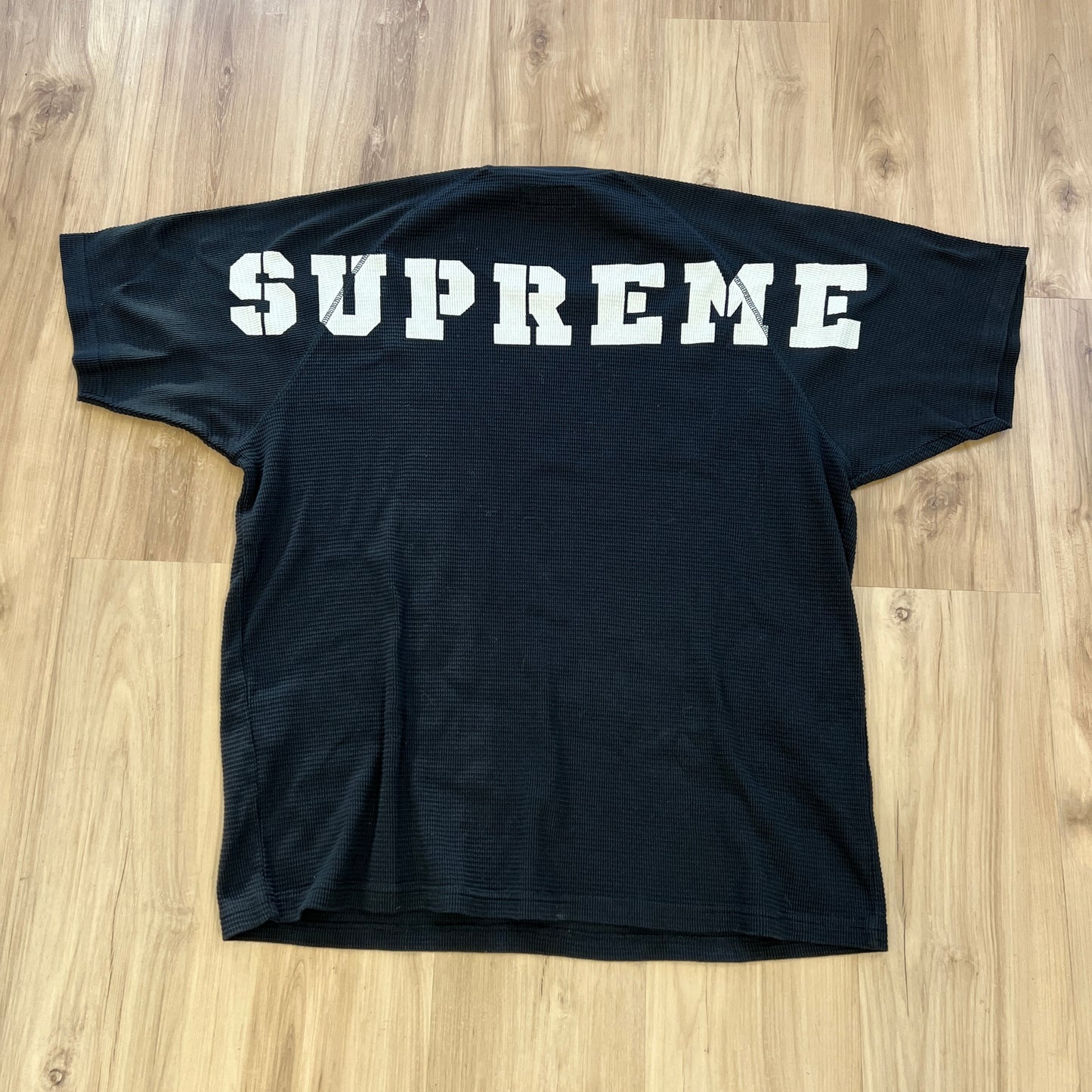 Supreme Stencil Thermal S/S Top Black