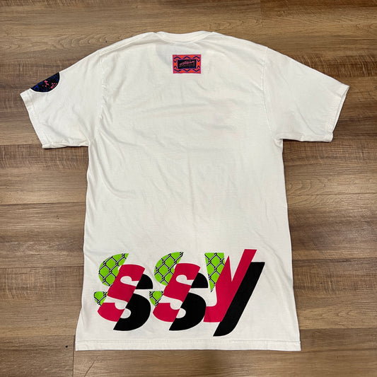 Stussy Back To Back Tee White