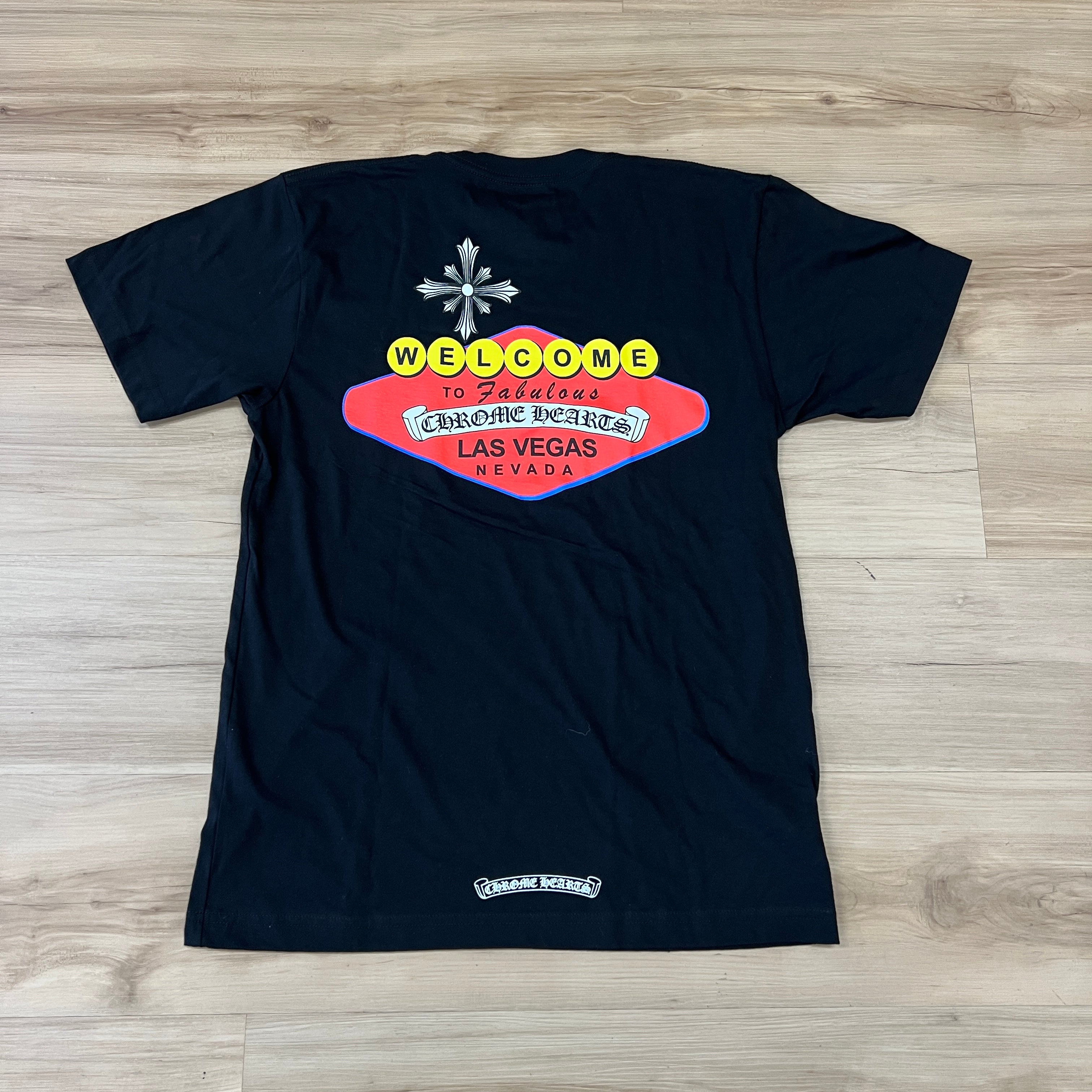 Chrome Hearts Welcome To Las Vegas Logo T-shirt – Holy Ground
