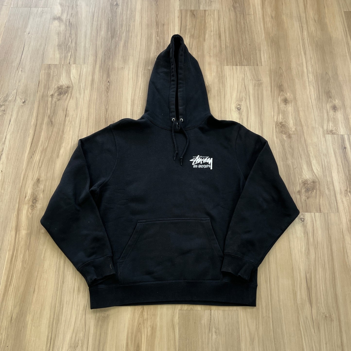 Black Stüssy Los Angeles Chapter Hoodie