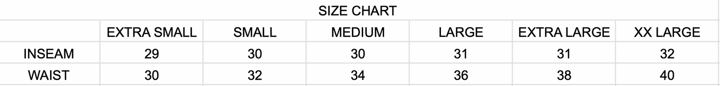 The Holy Ground Cargo Black pants, featuring large side pockets and a subtle shine, are on a wooden floor. Available in XS-XXL with a white logo on one pocket and a visible waist tag. Be sure to consult the size chart for the perfect fit.