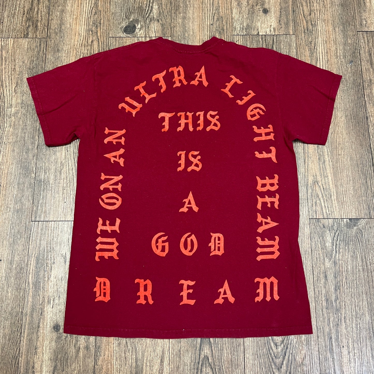 Kanye West The Life of Pablo T-shirt Burgundy