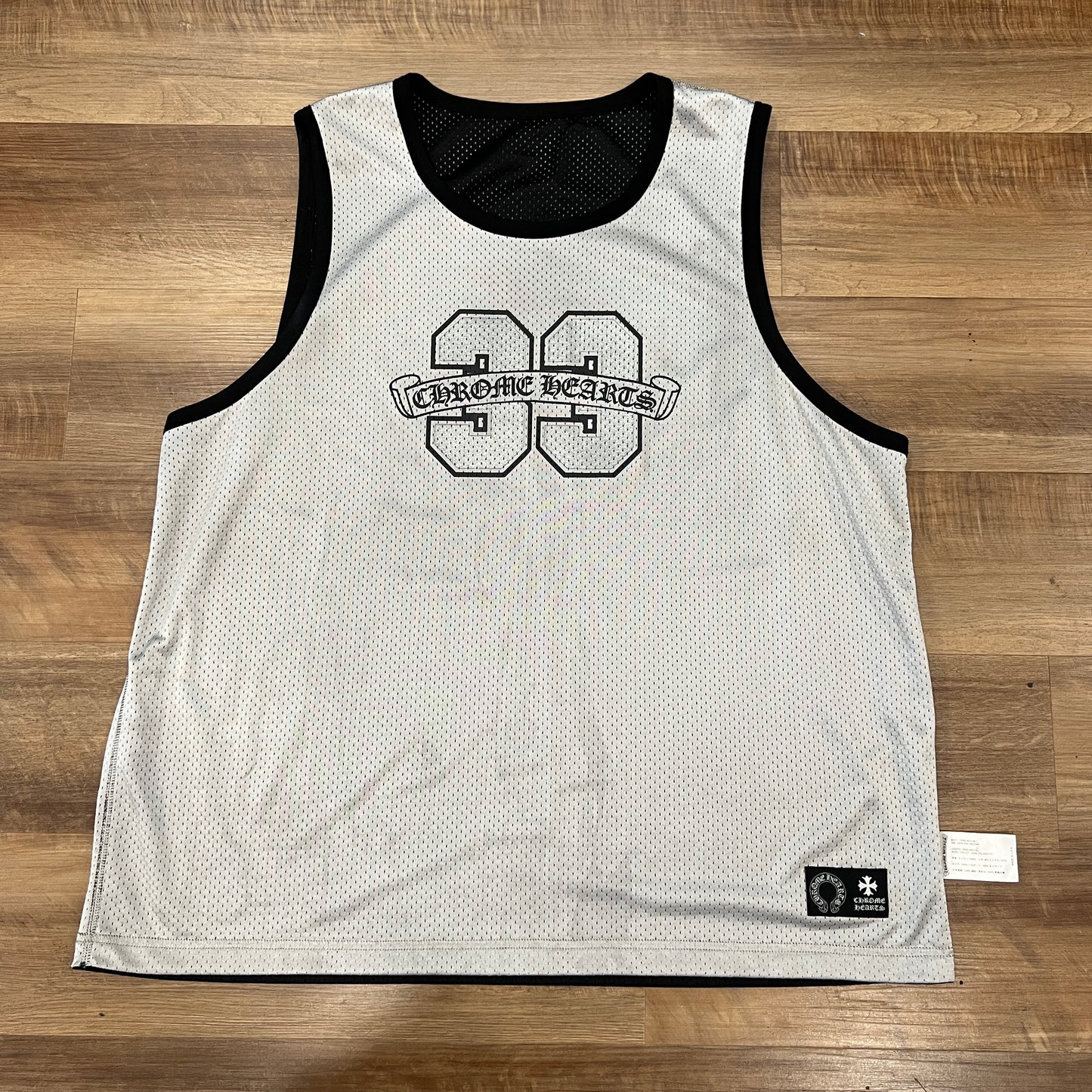 Chrome Hearts Sports Mesh Reversible Basketball Jersey Black
