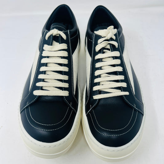 Rick Owens Vintage Sneaks Black Milk, brand new, with box, black laces, and dust bag, 2023 model.