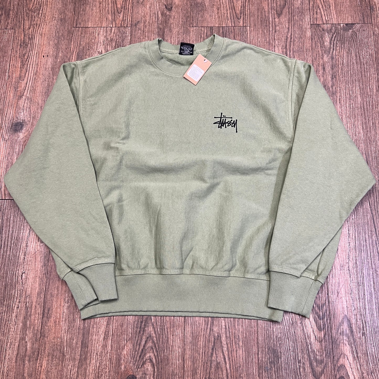 Stussy Logo-print Sweatshirt Green