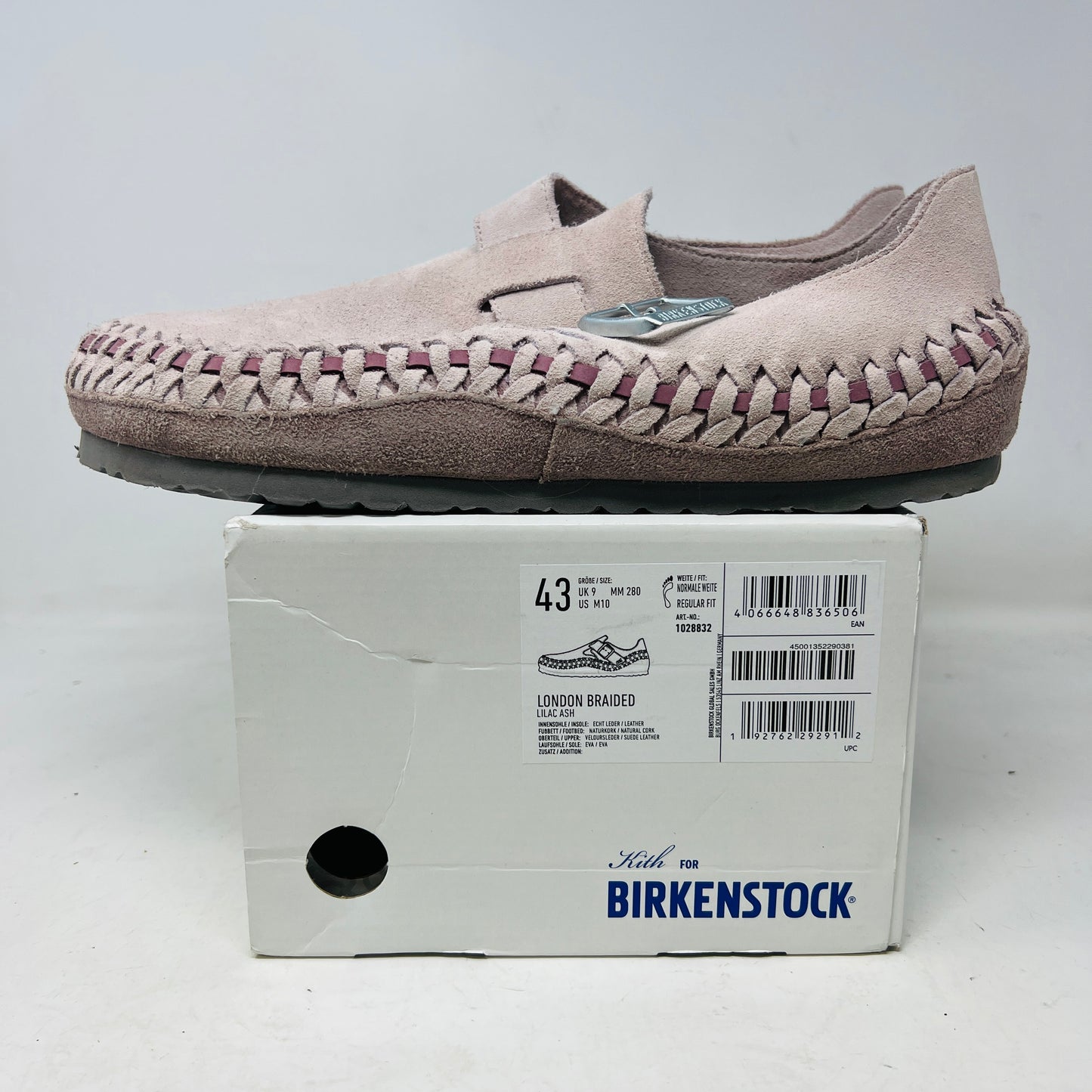 Birkenstock London Braided Kith Lilac Ash
