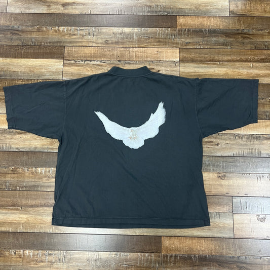 Yeezy Gap Dove 3/4 Sleeve Tee Dark Blue