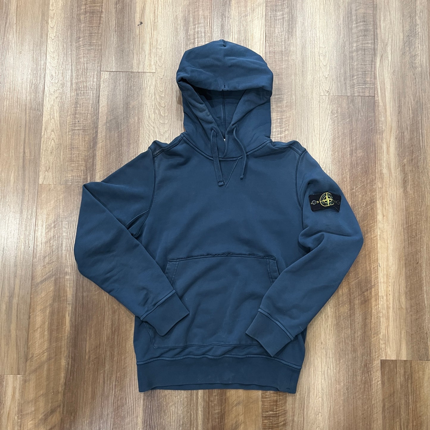 Stone Island Patch Hoodie 'Cobalt Blue'