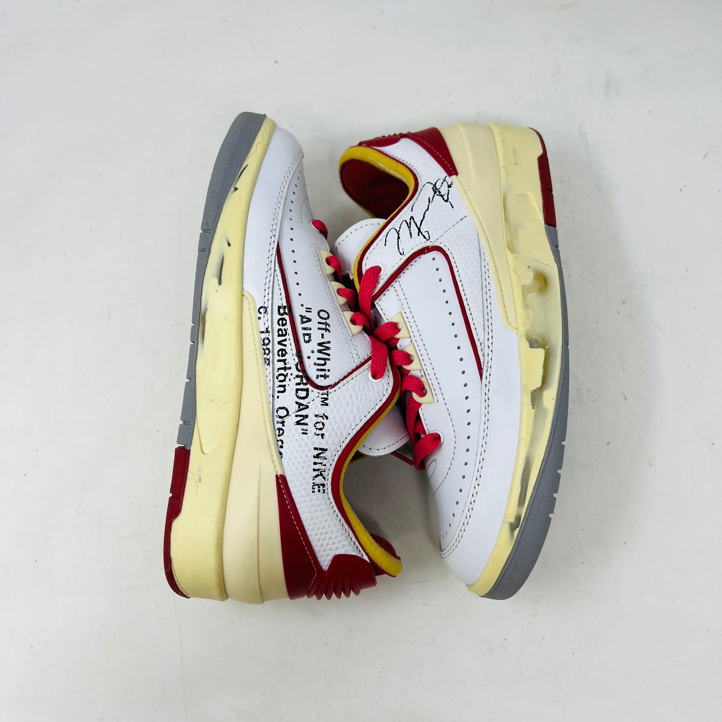 Jordan 2 Retro Low SP Off-White White Red